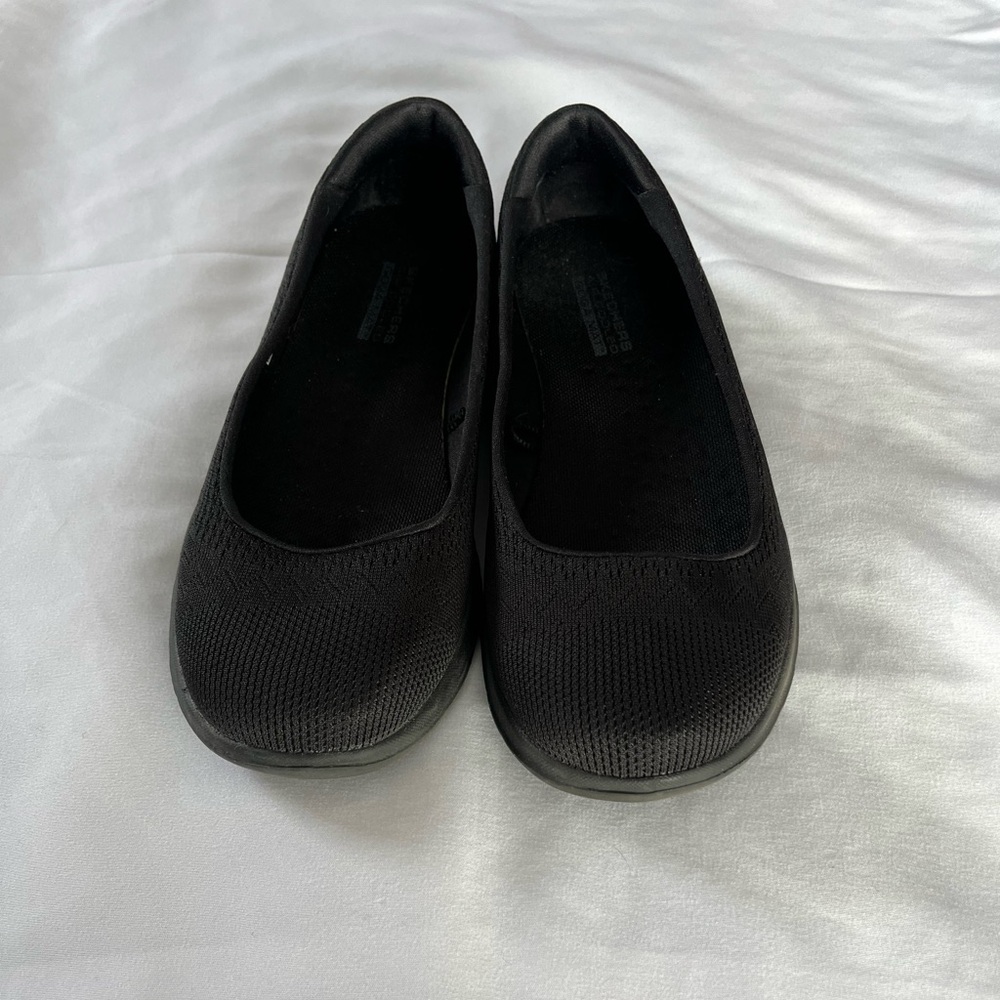 Sketchers On-the-Go Go Walk Lite Dreamer Black Flats